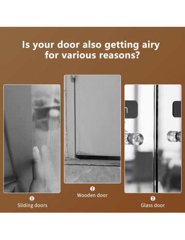 Sello de Burlete YYGCL 2.48m Negro para Puertas y Ventanas