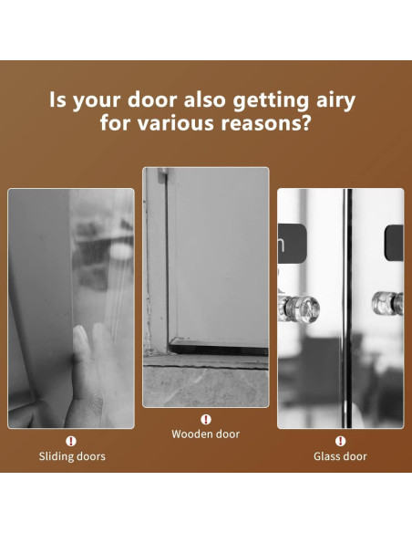 Sello de Burlete YYGCL 2.48m Negro para Puertas y Ventanas