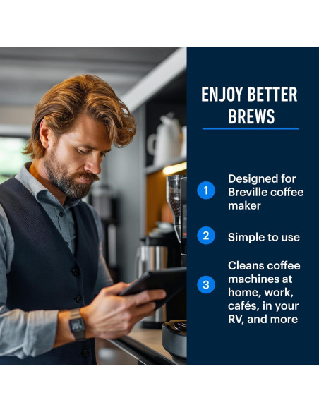 Desincrustante de Cafetera Esencial Valores 2x236ml para Breville