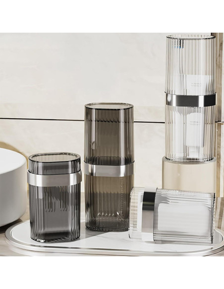 Estuche de Cepillo de Dientes de Viaje Nnverseryy Gris 19.3x7.6cm