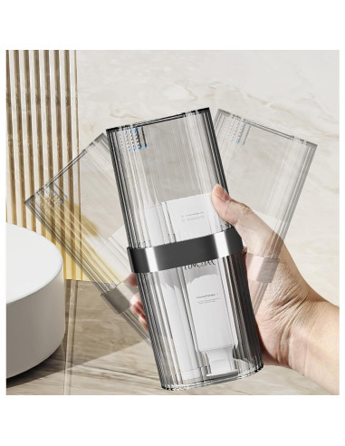 Estuche de Cepillo de Dientes de Viaje Nnverseryy Gris 19.3x7.6cm