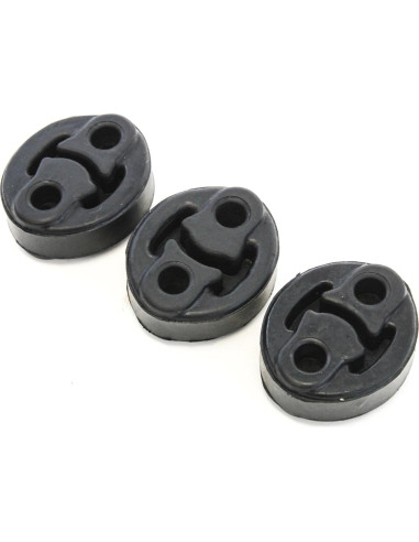 Aisladores de Escape Red Hound Auto 3 Piezas - Compatible Chevrolet, Ford, Honda, Toyota