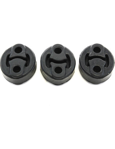 Aisladores de Escape Red Hound Auto 3 Piezas - Compatible Chevrolet, Ford, Honda, Toyota