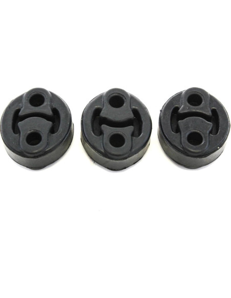 Aisladores de Escape Red Hound Auto 3 Piezas - Compatible Chevrolet, Ford, Honda, Toyota