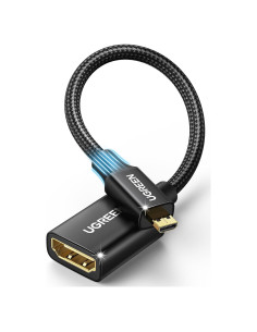 Adaptador Micro HDMI a HDMI UGREEN 4K 19.94g Negro