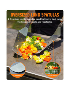 Kit de Accesorios para Plancha Homenote - 8 Piezas BBQ 2