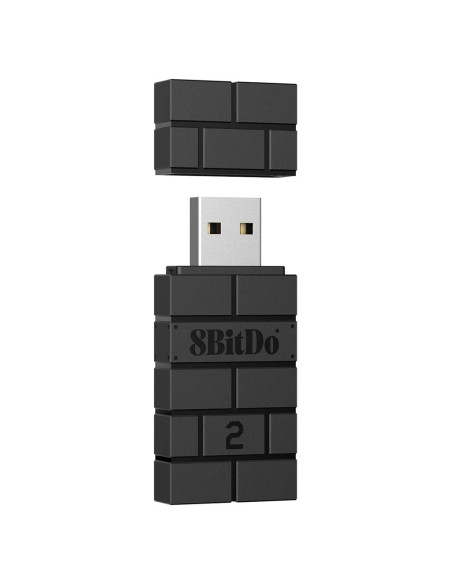 Adaptador USB Inalámbrico 8BitDo 2 para Switch y PC - Negro