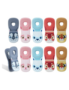 Clips Magnéticos para Bolsas COOK WITH COLOR - 10 Piezas Animales de Granja