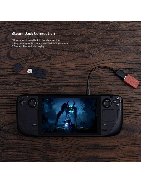 Adaptador USB Inalámbrico 8BitDo 2 para Switch y PC - Negro