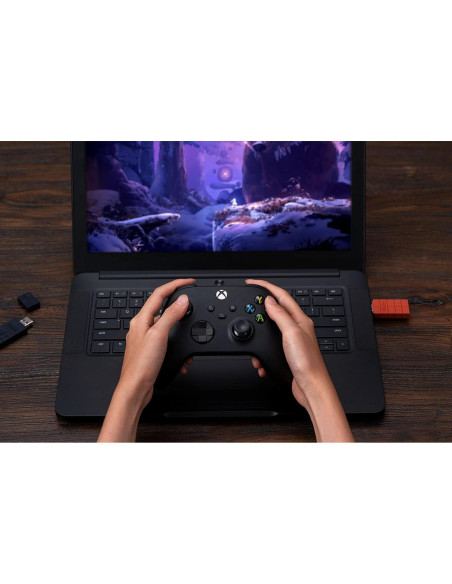Adaptador USB Inalámbrico 8BitDo 2 para Switch y PC - Negro