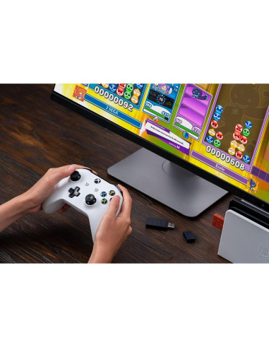 Adaptador USB Inalámbrico 8BitDo 2 para Switch y PC - Negro
