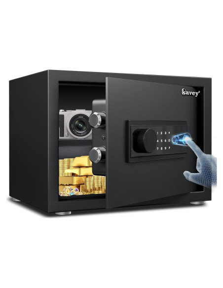 Caja Fuerte Biométrica Kavey K-25W 0.8 m con Alarma