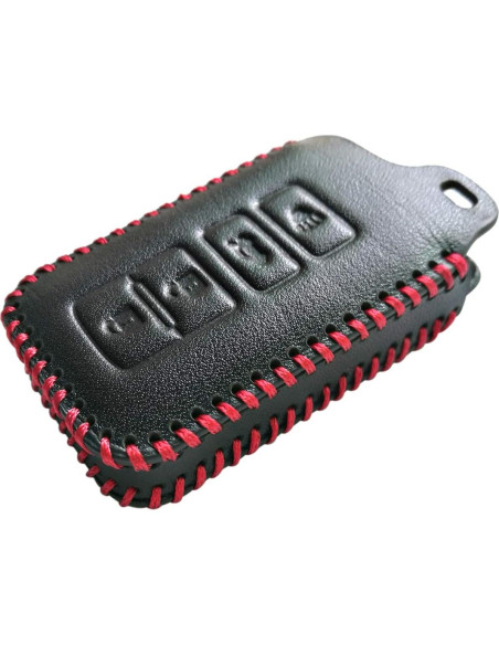 Funda de Llave Coolbestda para Toyota 2013-2019 - Cuero Negro