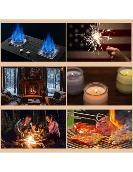 Encendedor Eléctrico Mosheehdor Negro Recargable USB a Prueba de Viento