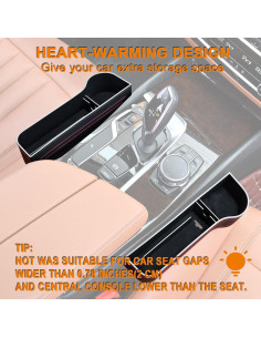 Organizador de Espacio entre Asientos de Coche Jiaji - 2 Piezas 2