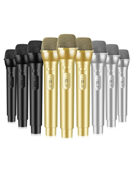 Micrófono de Juguete Sanwuta 3 Pcs Accesorios para Fiesta