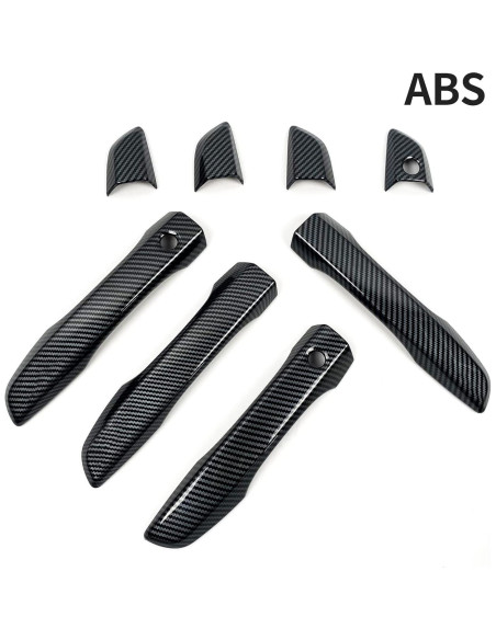 Cubierta de Manija de Puerta Honda Civic 10 Gen 2016-2021 Fibra de Carbono