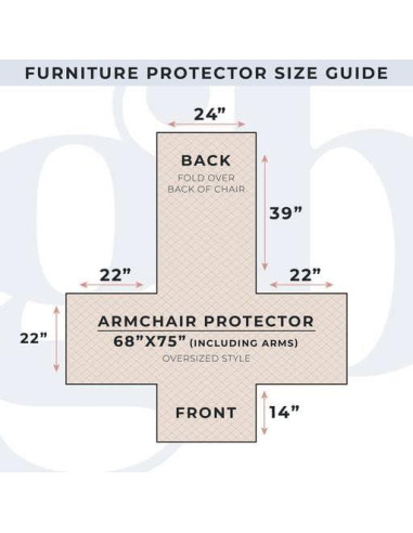 Protector de Muebles Reversible Gran Bahía Hogar Silla Floral Burdeos/Taupe