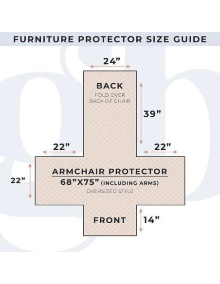 Protector de Muebles Reversible Gran Bahía Hogar Silla Floral Burdeos/Taupe