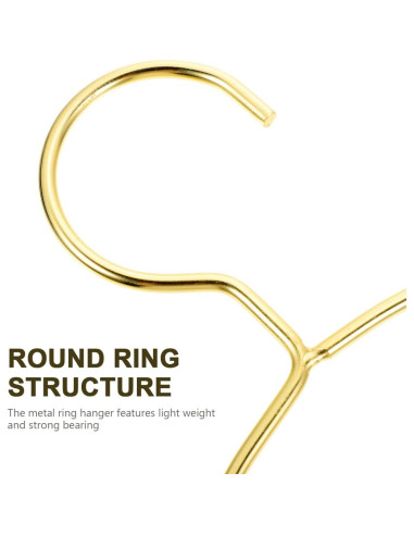 Perchas de Metal Cabilock 4 Pcs para Bufandas y Cinturones