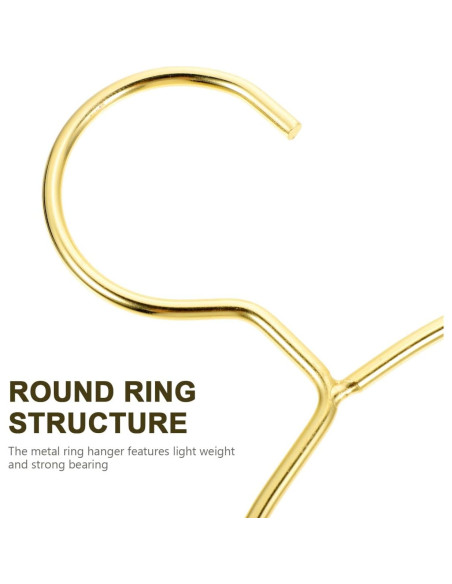 Perchas de Metal Cabilock 4 Pcs para Bufandas y Cinturones