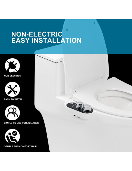 Accesorio de Bidet GLIGAM No Eléctrico Frío y Caliente