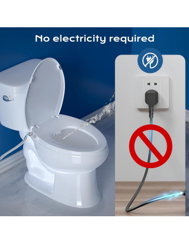 Asiento de Inodoro Bidet Clirass Alargado Blanco con Cierre Silencioso