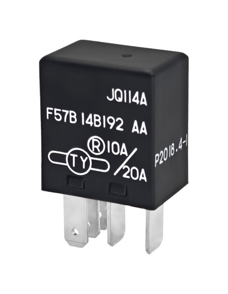 Relé Automotriz F57B14B192AA 10A/20A 12VDC 5 Pines Ford