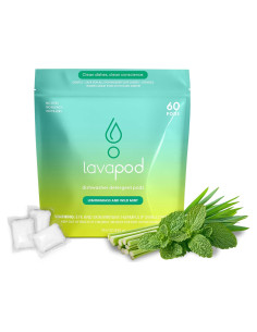 Cápsulas de Lavavajillas Ecológicas Lavapod 60 Unidades