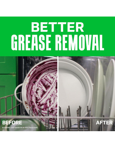 Cápsulas detergente para lavavajillas Cascade Free & Clear 47u