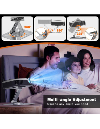 Soporte de Proyector BAISHUN Plegable 360 Ajustable 3kg
