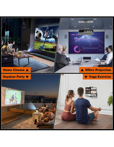 Soporte de Proyector BAISHUN Plegable 360 Ajustable 3kg