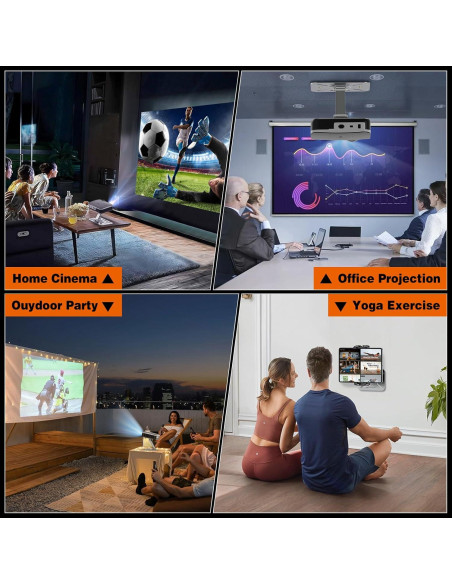 Soporte de Proyector BAISHUN Plegable 360 Ajustable 3kg