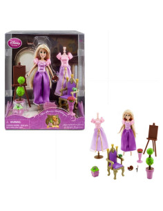 Juego de Juguete Rapunzel Disney Enredados Mini Muñeca 2 Atuendos