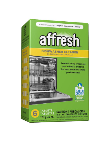 Limpiador de Lavavajillas Affresh W10549851 - 6 Tabletas