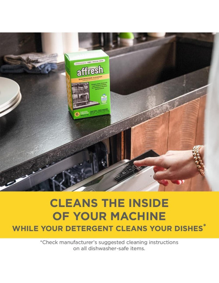 Limpiador de Lavavajillas Affresh W10549851 - 6 Tabletas