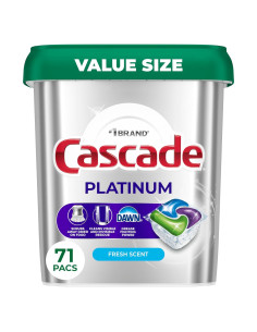 Cápsulas de Lavavajillas Cascade Platinum 71 Unidades