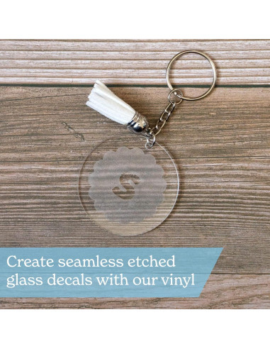 Vinilo de vidrio grabado Kraftex 30.48x27.94cm 10 hojas