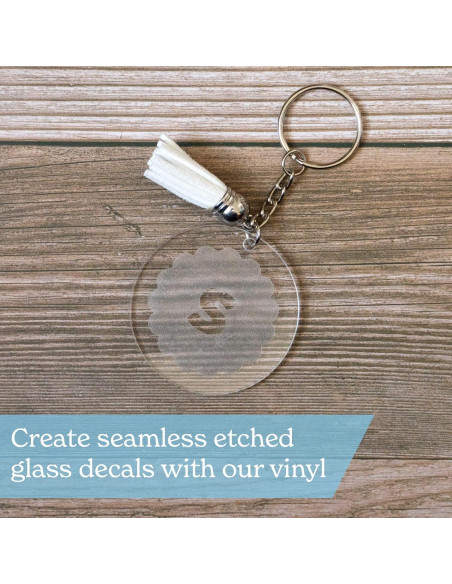 Vinilo de vidrio grabado Kraftex 30.48x27.94cm 10 hojas