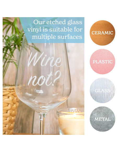 Vinilo de vidrio grabado Kraftex 30.48x27.94cm 10 hojas