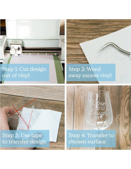 Vinilo de vidrio grabado Kraftex 30.48x27.94cm 10 hojas