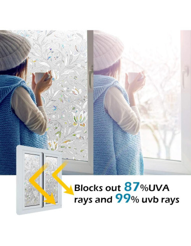 Película de Privacidad para Ventanas typumpkin 44.5x200cm PVC