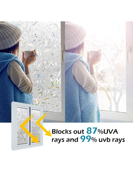 Película de Privacidad para Ventanas typumpkin 44.5x200cm PVC