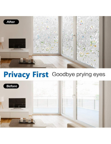 Película de Privacidad para Ventanas typumpkin 44.5x200cm PVC