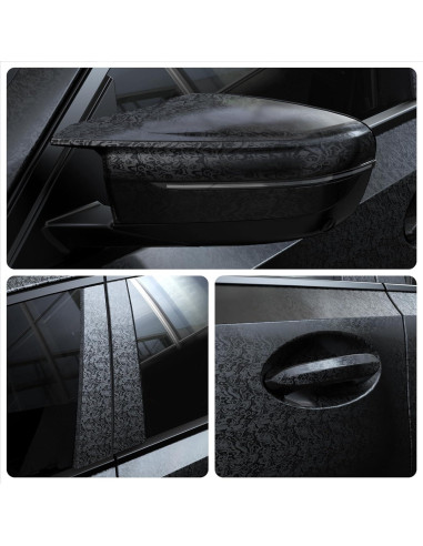 Envoltura de Vinilo Lypumso 3D Textura Fantasma Cósmico 0.3m x 1.5m