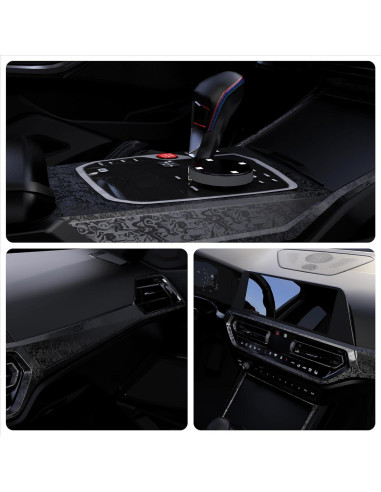 Envoltura de Vinilo Lypumso 3D Textura Fantasma Cósmico 0.3m x 1.5m