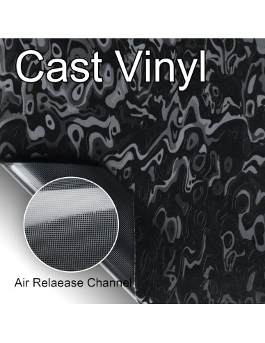 Envoltura de Vinilo Lypumso 3D Textura Fantasma Cósmico 0.3m x 1.5m