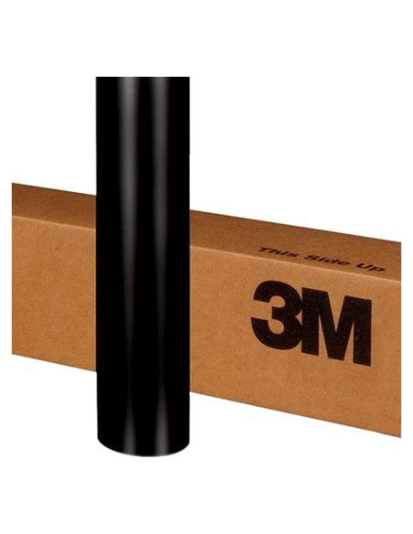 Película de Vinilo 3M 2080 S12 Negro Satinado 1.52m x 0.30m