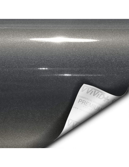 Vinilo Envoltura VViViD Ultra Gloss Gris 0.30m x 1.52m
