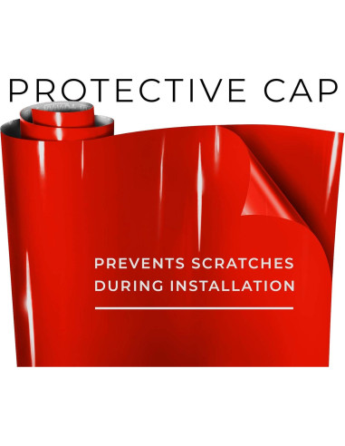 Vinilo Envoltura Ultra Gloss VViViD Rojo Carrera 30.5x152.4cm